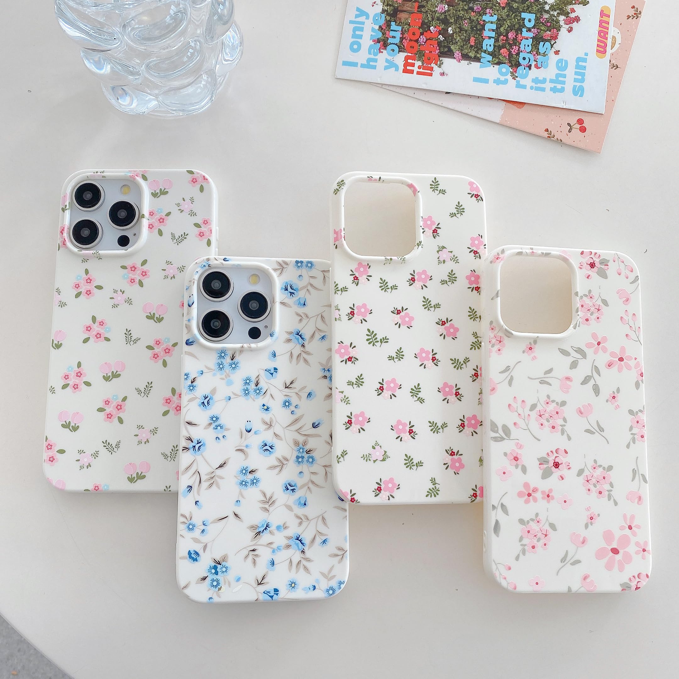 Amazon.com: QLTYPRI for iPhone 14 Pro Max Case Cute Pink Floral